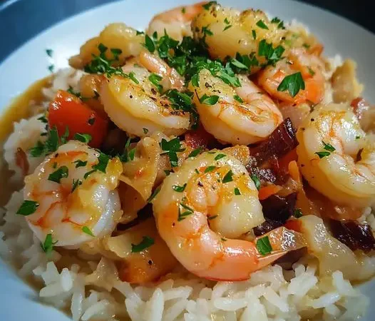 Arroz de Bacalhau com Camarão