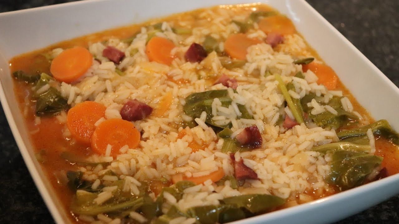 Arroz de grelos com chouriço