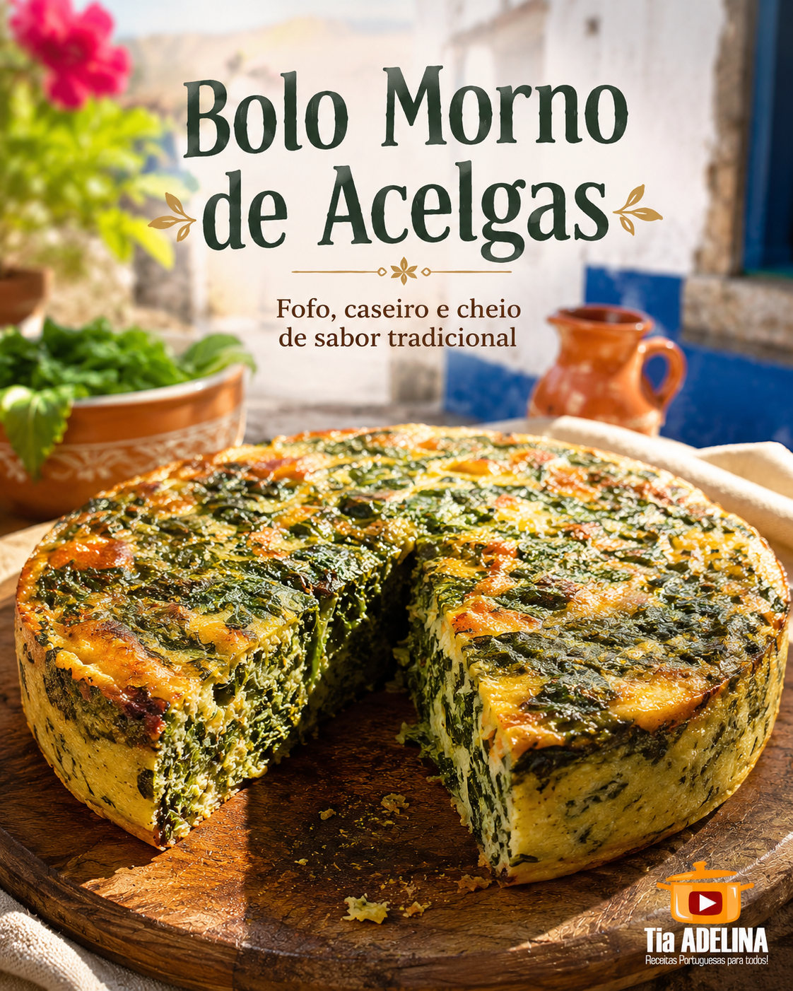 Bolo Morno de Acelgas