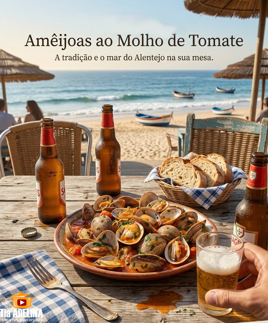 Amêijoas ao Molho de Tomate
