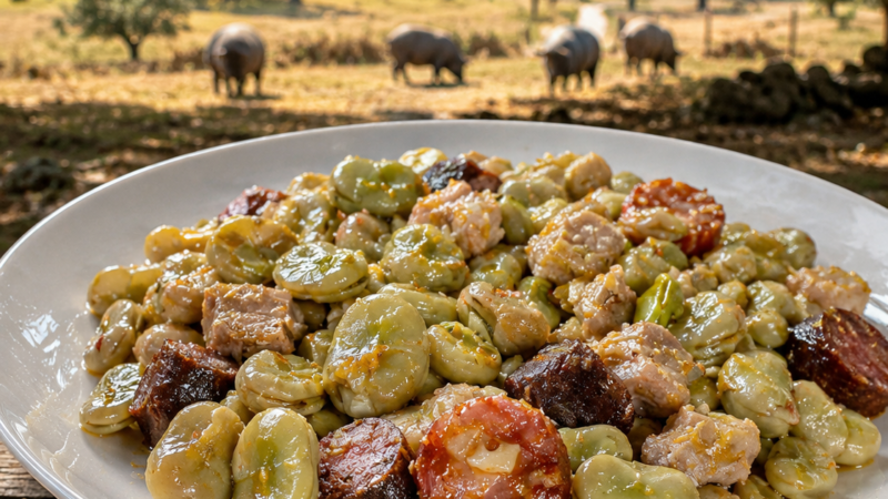 Favas com Carne de Porco