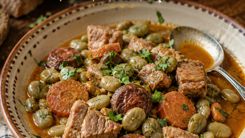 Favas guisadas à Portuguesa