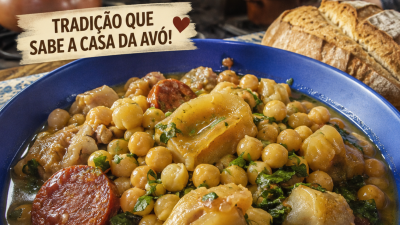 Mão de vaca com grão
