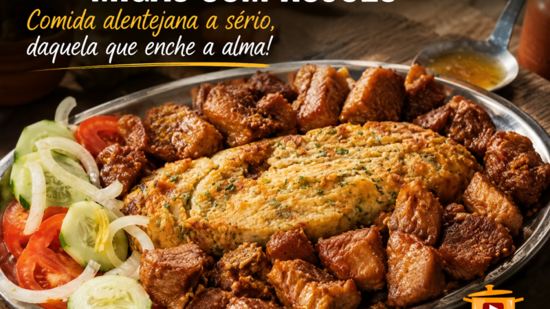 Migas com Rojões