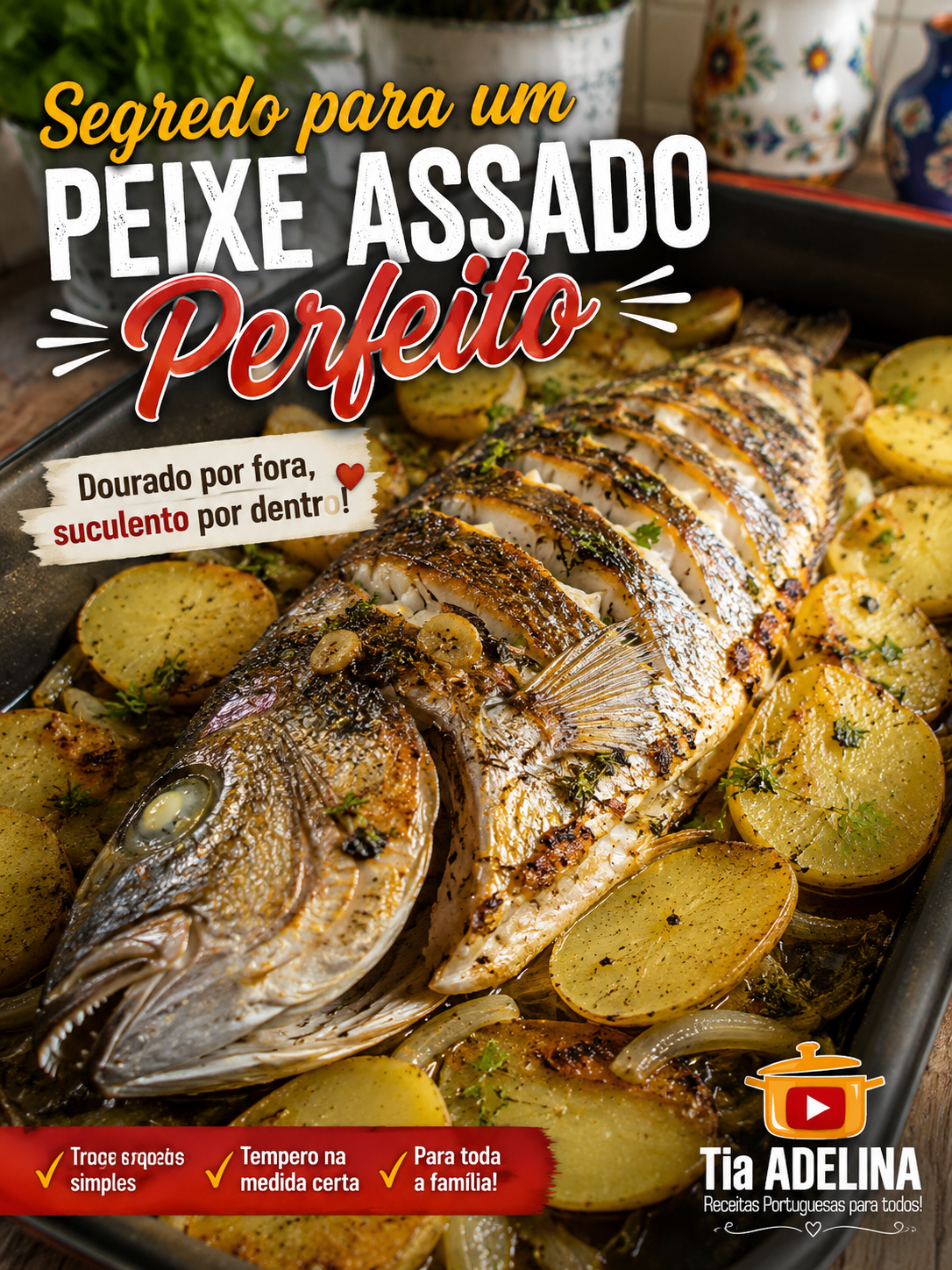 Segredo para um Peixe Assado perfeito