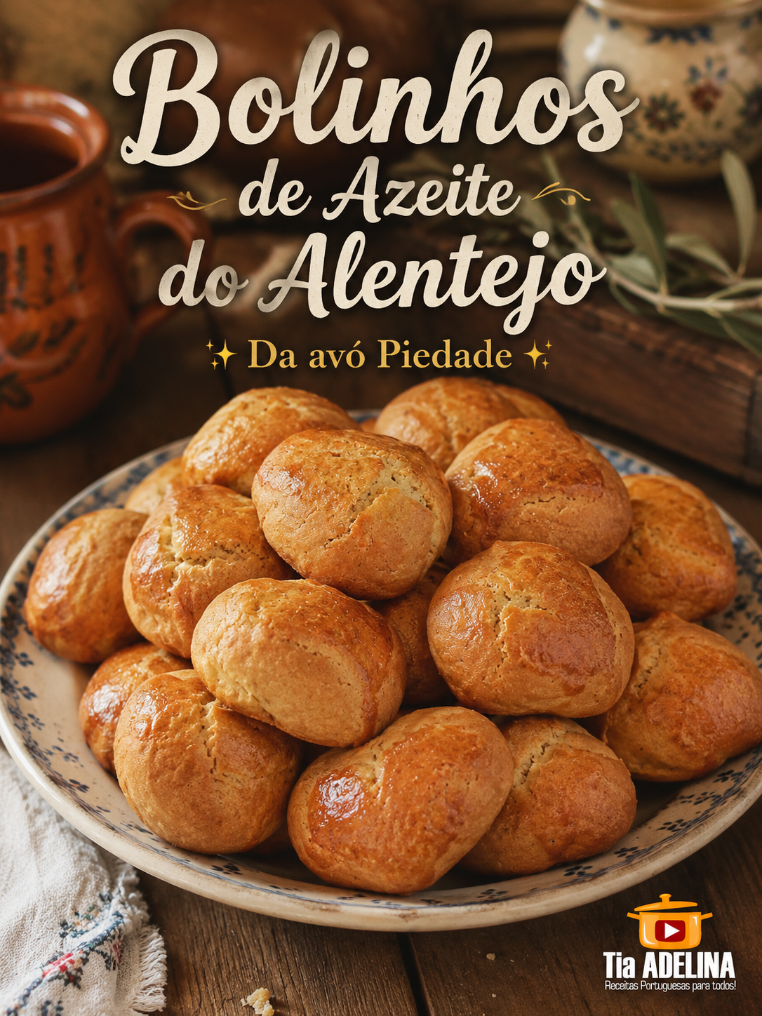 Bolinhos de azeite do Alentejo da avó Piedade