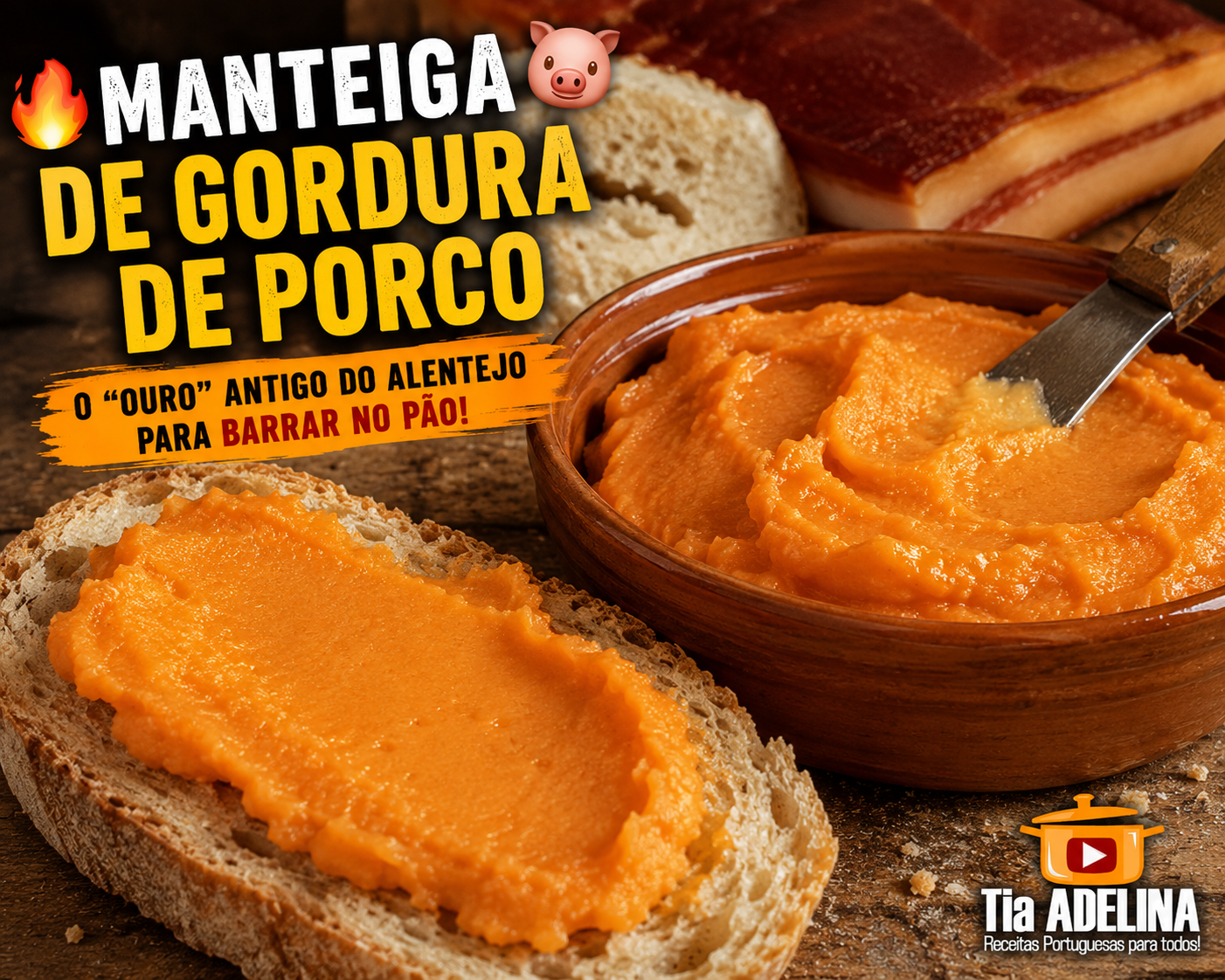 Manteiga de Gordura de Porco