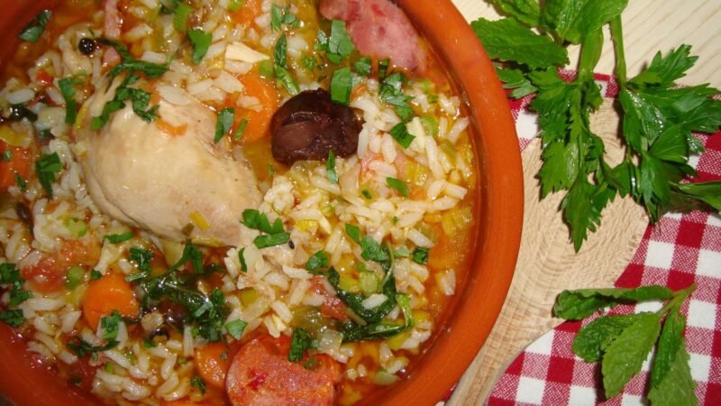 Arroz de frango à antiga