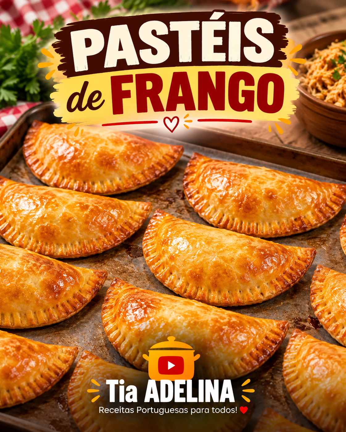 Pastéis de frango