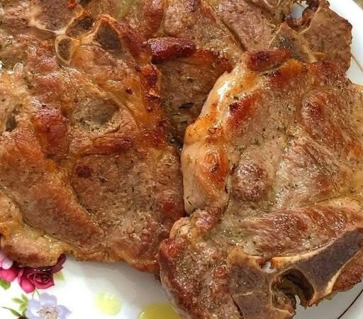 Costeletas de Porco na Frigideira