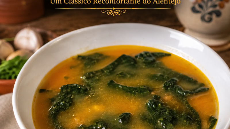 Sopa de Espinafres à Alentejana