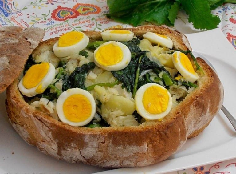 Bacalhau com todos… na broa