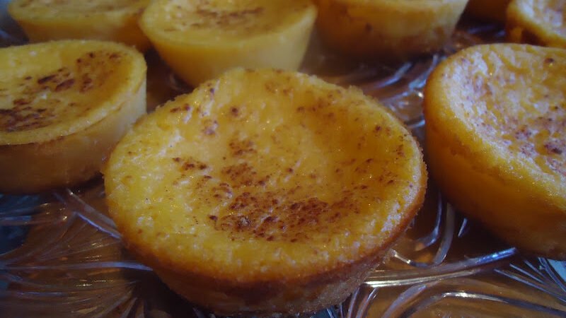 Queijadas de abóbora e canela