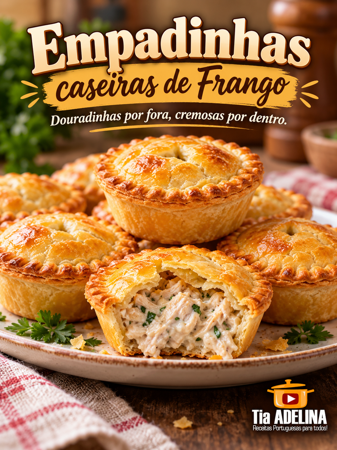 Empadinhas caseiras de Frango