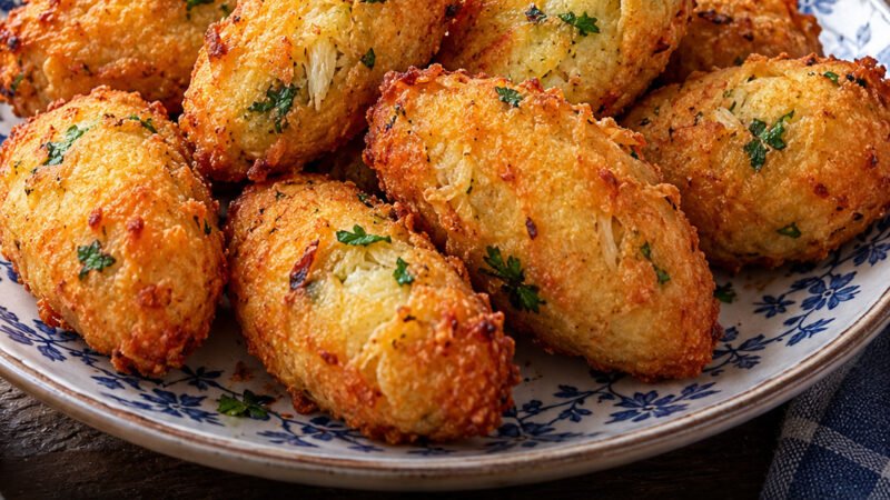 Pastéis de bacalhau à portuguesa