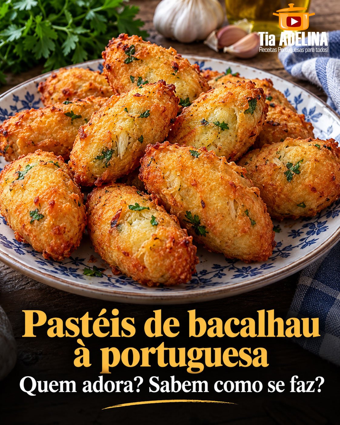 Pastéis de bacalhau à portuguesa