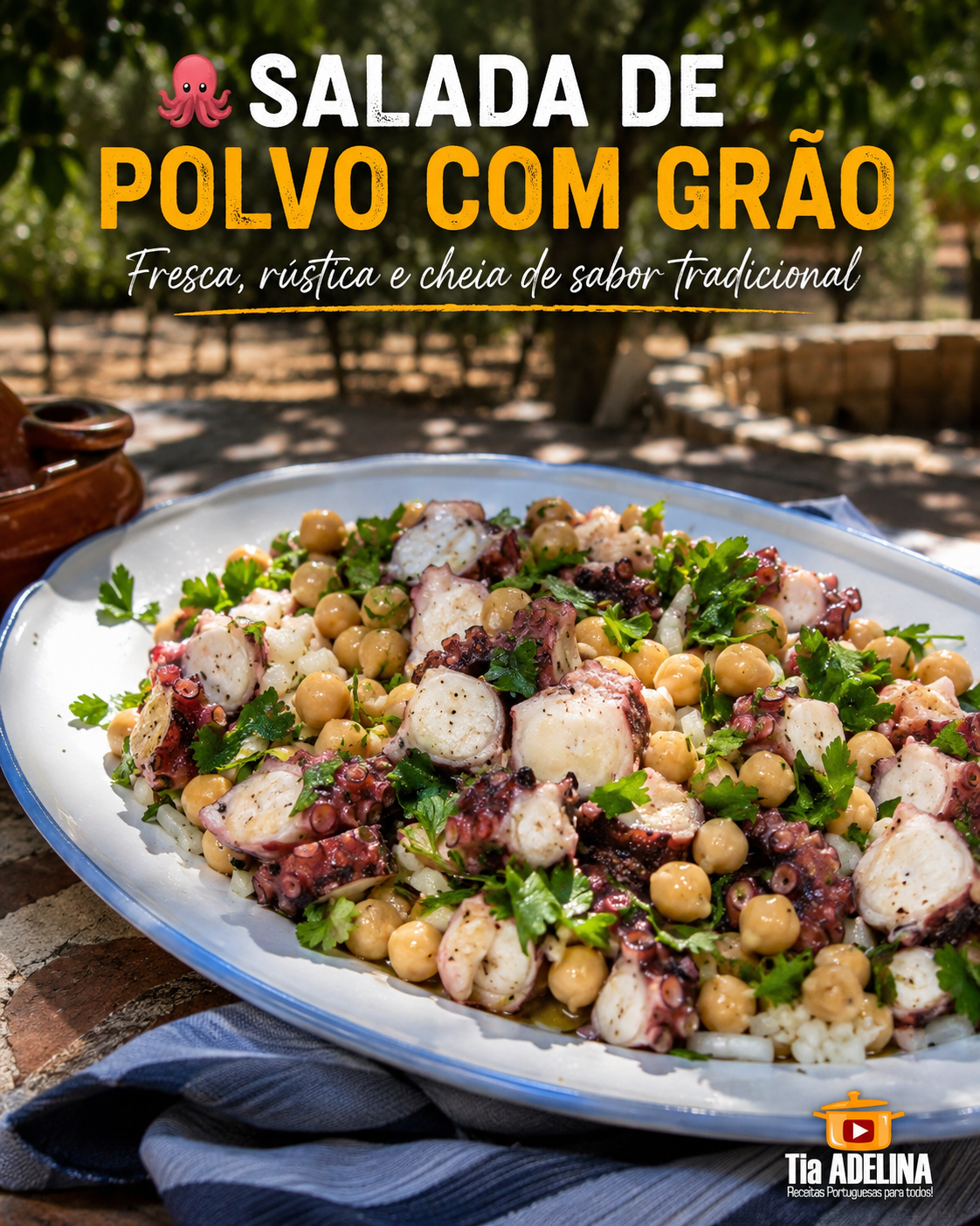 SALADA DE POLVO COM GRÃO