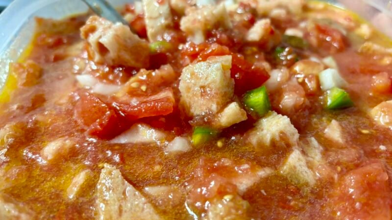 Receita Tradicional de Gaspacho Alentejano