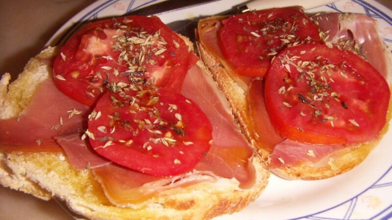 Sandes de presunto Alentejanas