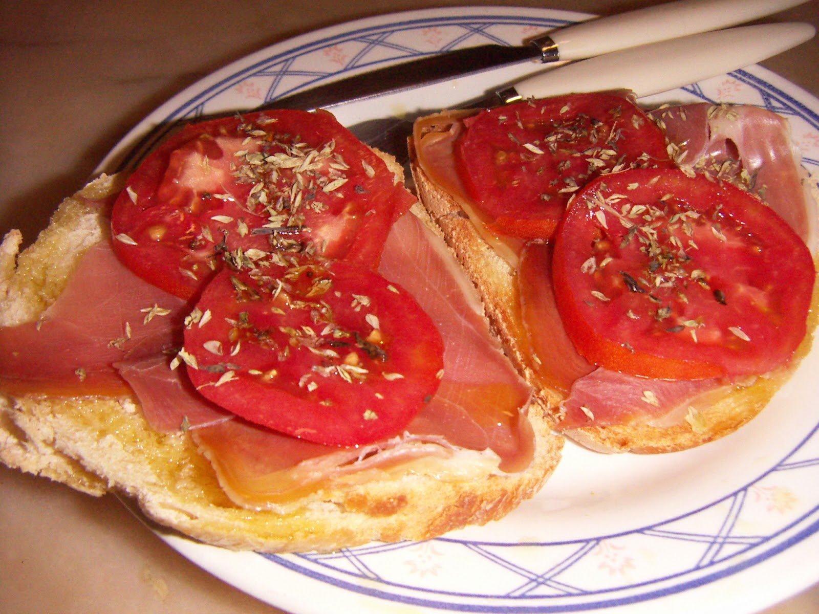 Sandes de presunto Alentejanas