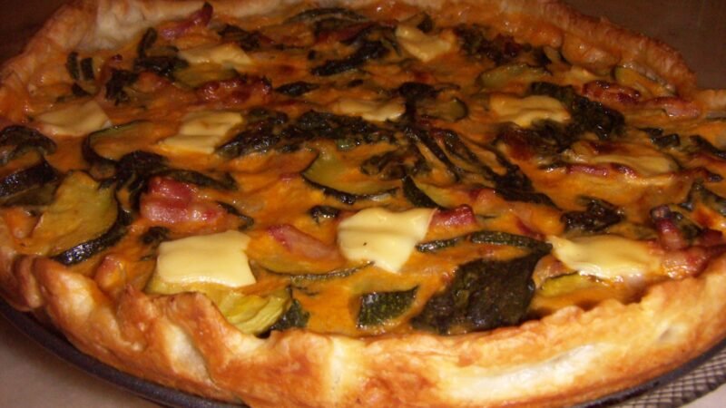 Tarte de corgete para os dias quentes