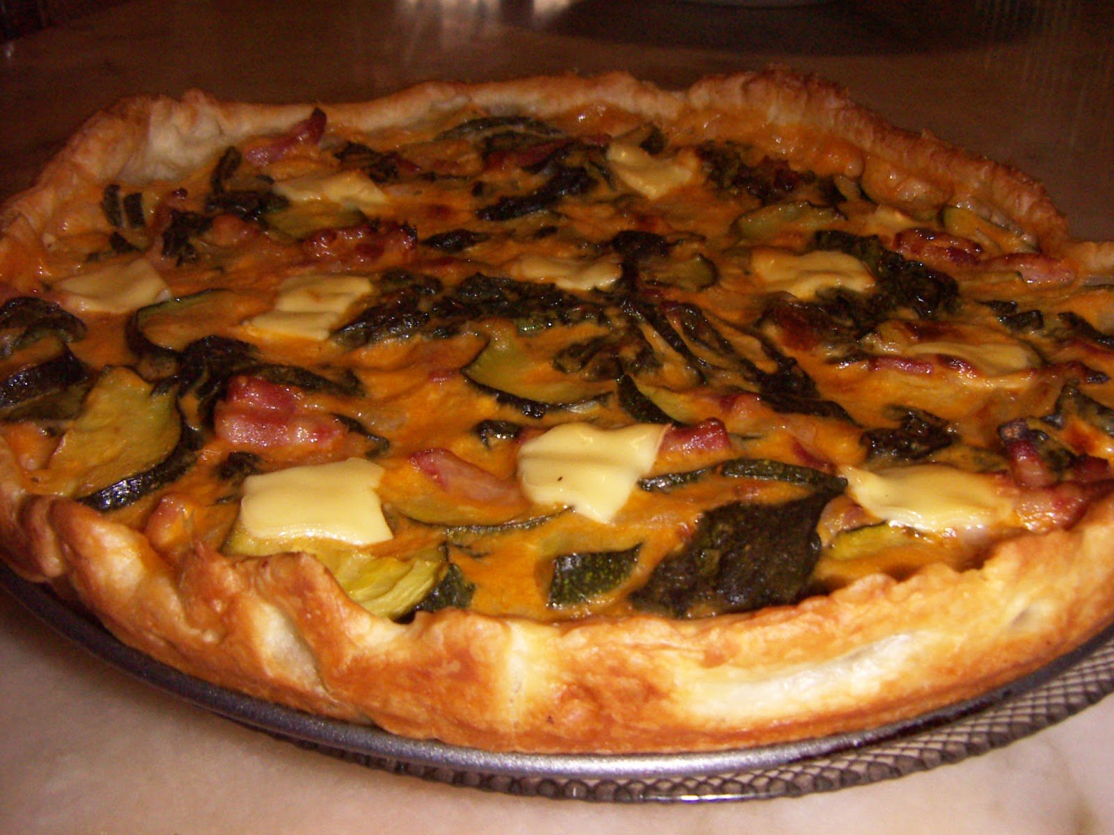 Tarte de corgete para os dias quentes