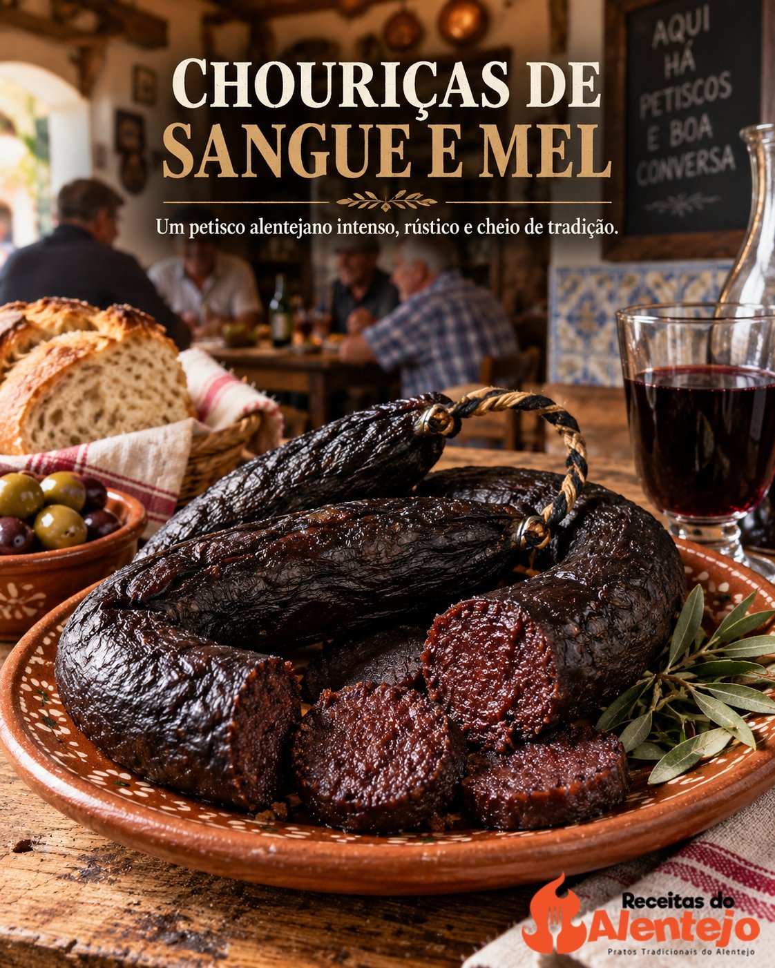 CHOURIÇAS DE SANGUE E MEL