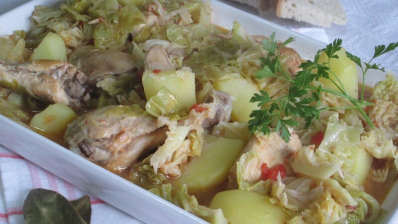 Frango com Couves