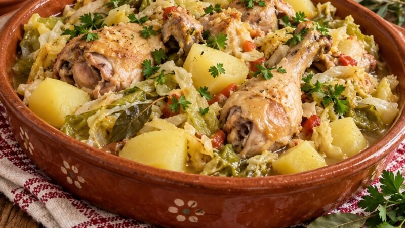 Frango com Couves