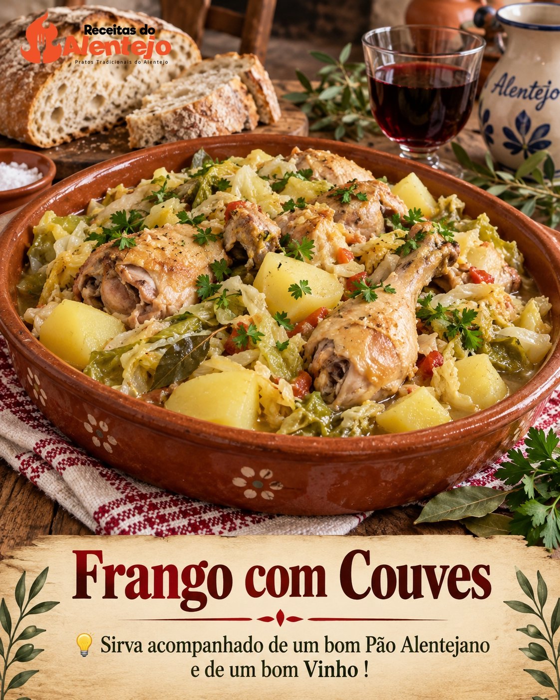 Frango com Couves