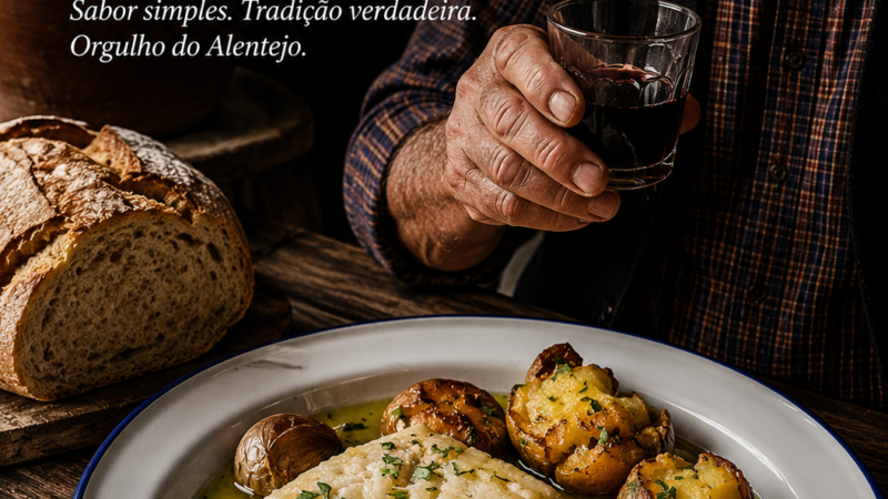 Bacalhau com batata a murro