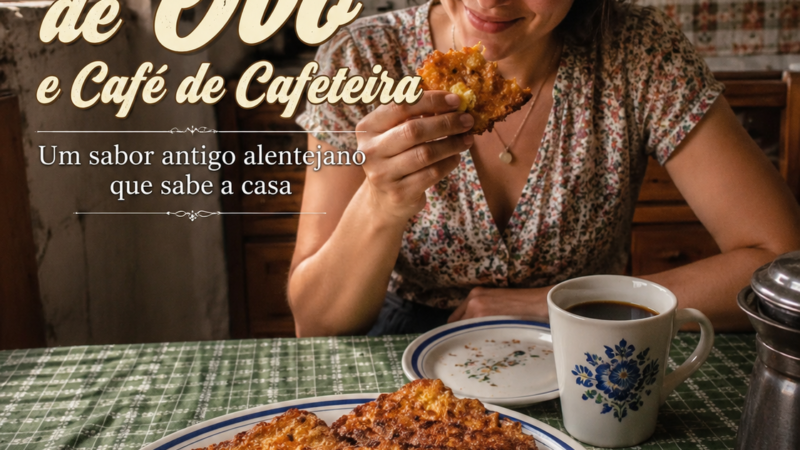 Fatias de ovo e café de cafeteira