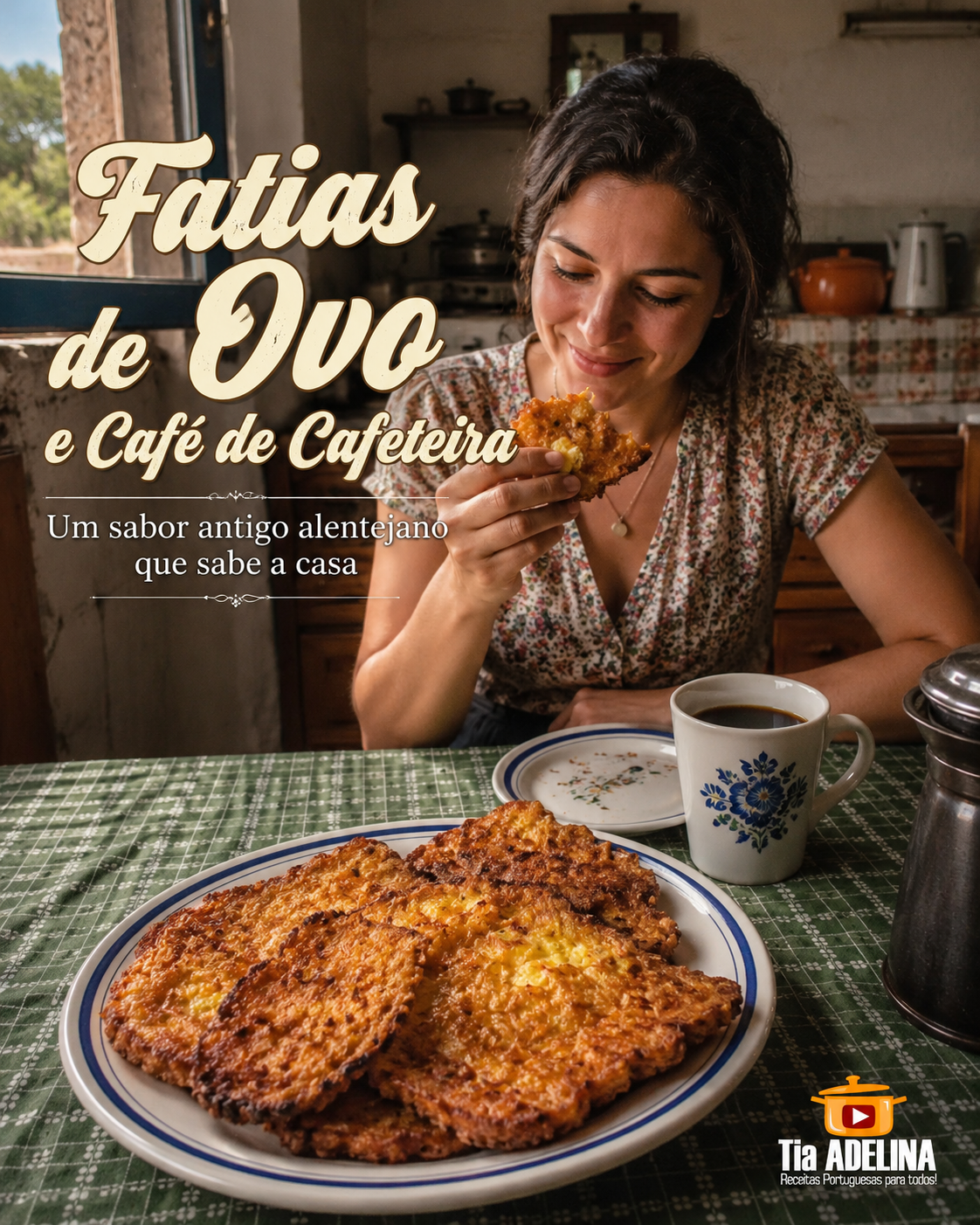 Fatias de ovo e café de cafeteira