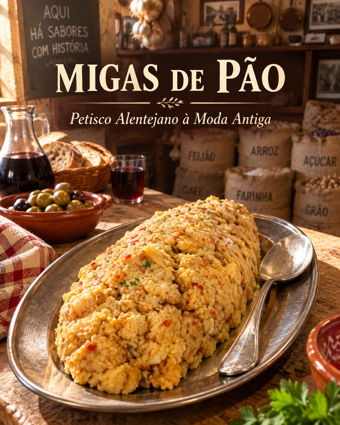 Migas de Pão — Petisco Alentejano à Moda Antiga