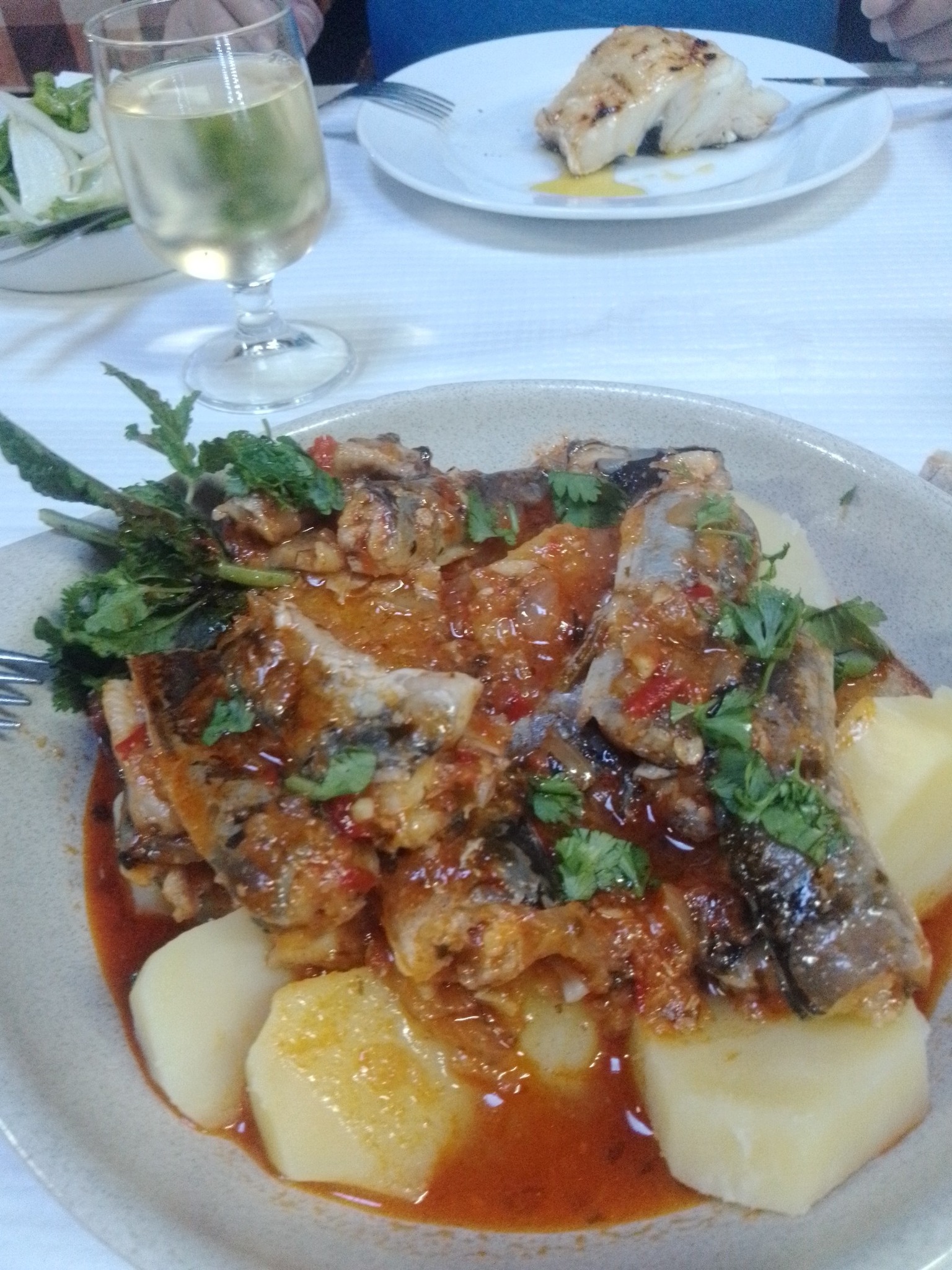 Ensopado de Enguias com Batata