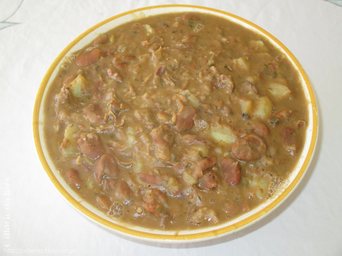 Jantar de favas secas
