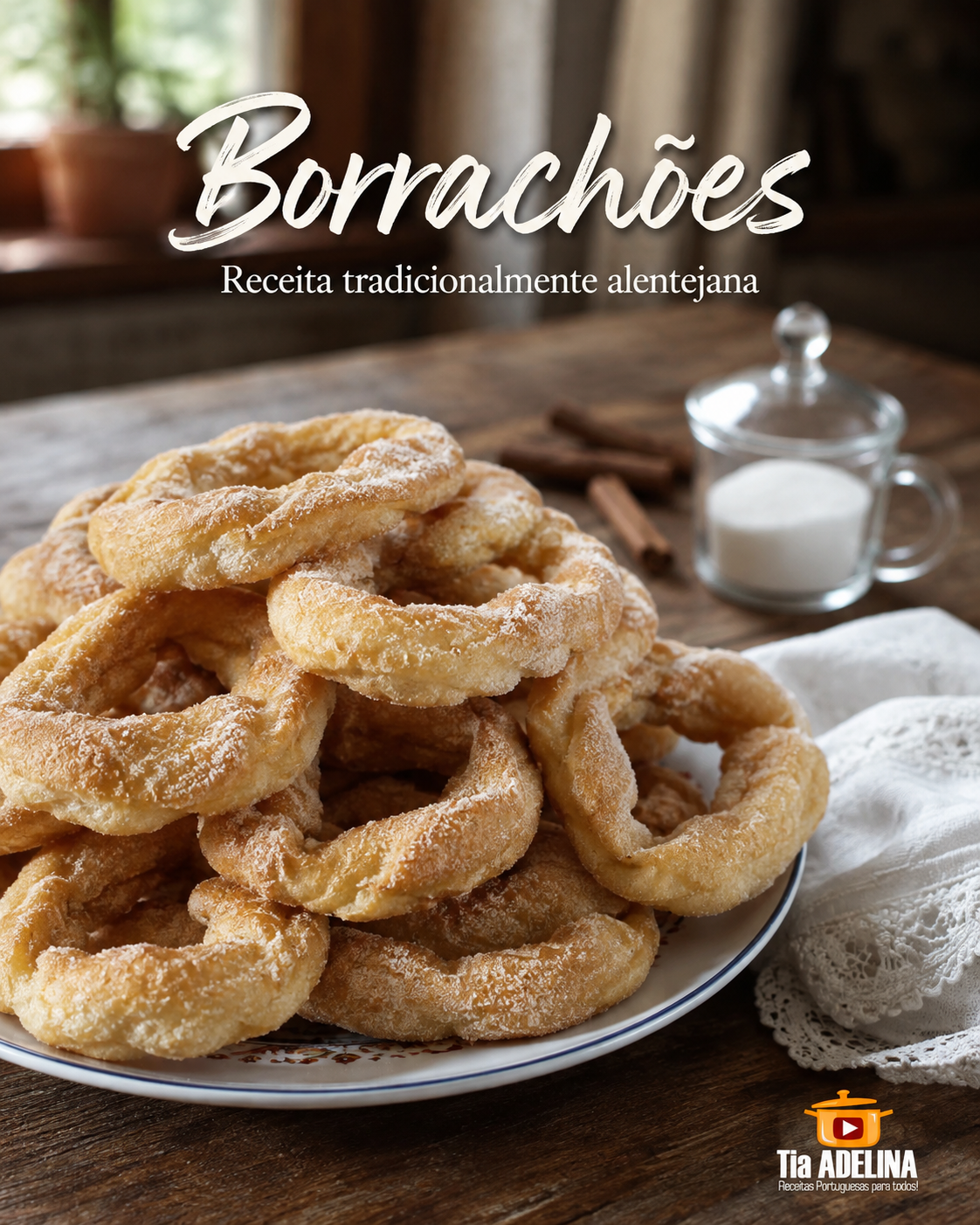 Borrachões é uma receita tradicionalmente alentejana