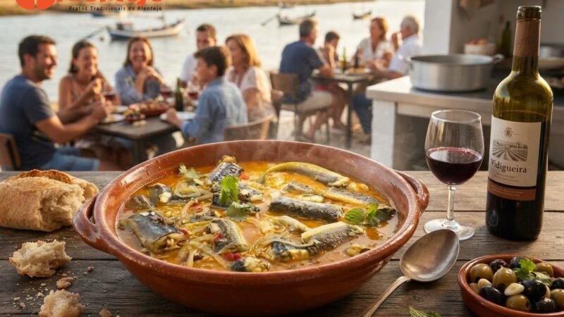 ENSOPADO DE ENGUIAS À ALENTEJANA
