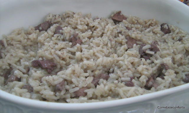 Arroz de miúdos de Cabrito