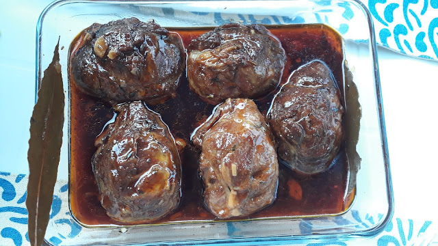 Bochechas de porco com cerveja stout