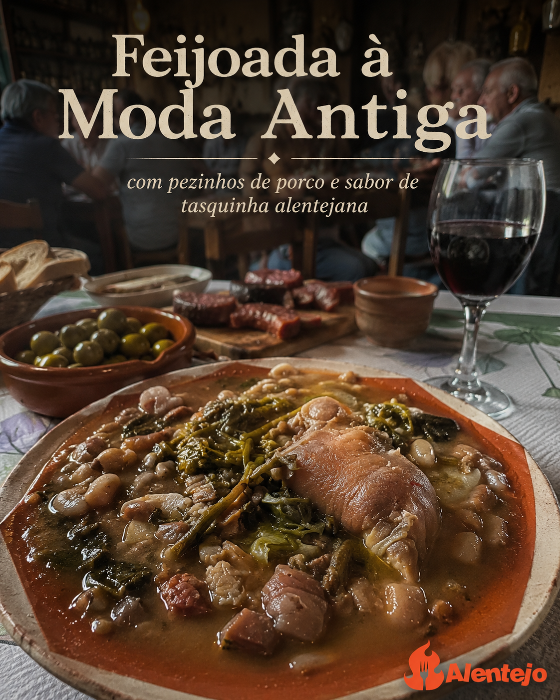 Feijoada à Moda Antiga com Pezinhos de Porco