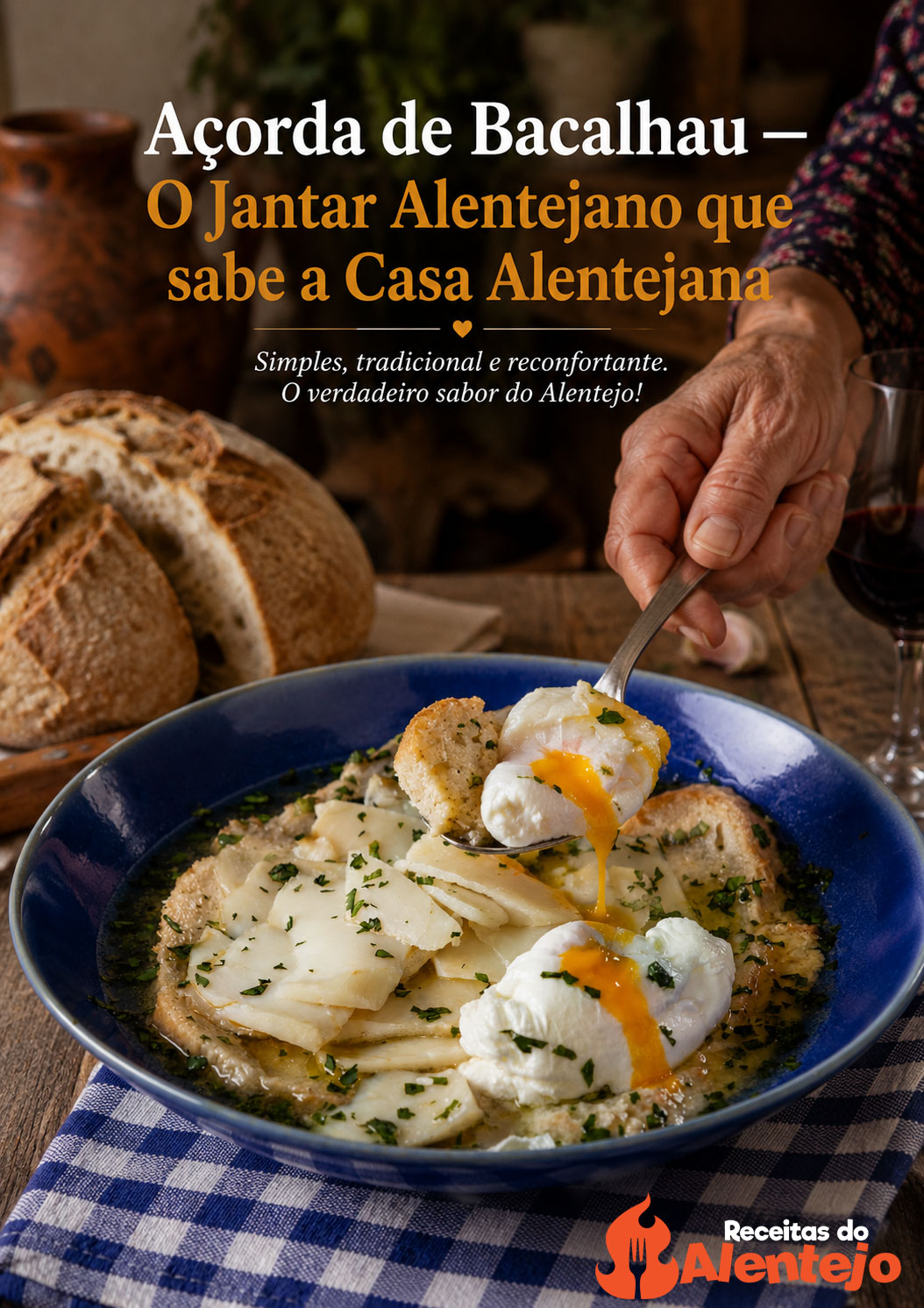 Açorda de Bacalhau — O Jantar Alentejano que Sabe a Casa