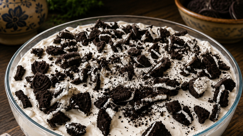 Delícia de Oreo e Natas