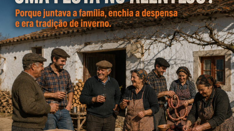 Porque a matança do porco era uma festa no Alentejo?