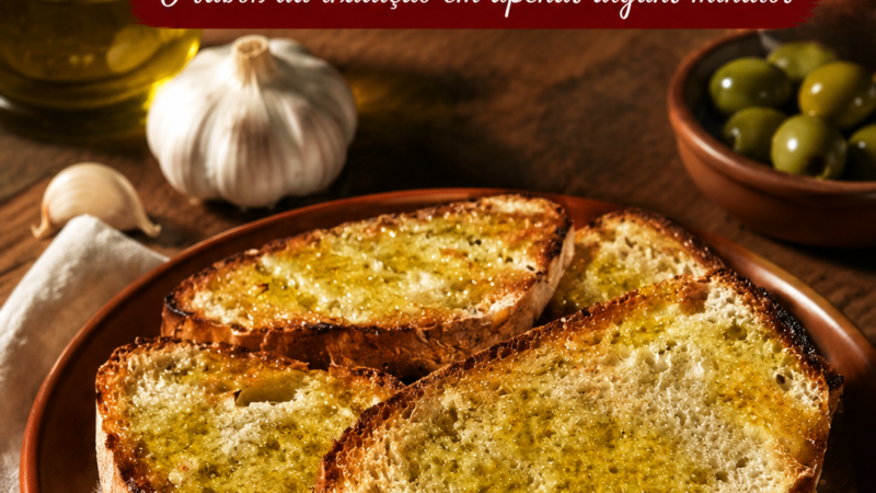 Pão Alentejano com Azeite e Alho
