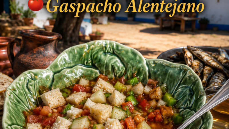Gaspacho Alentejano para quando os termómetros passam dos 40 ºC
