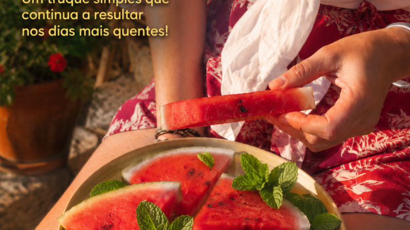 Melancia bem fresca