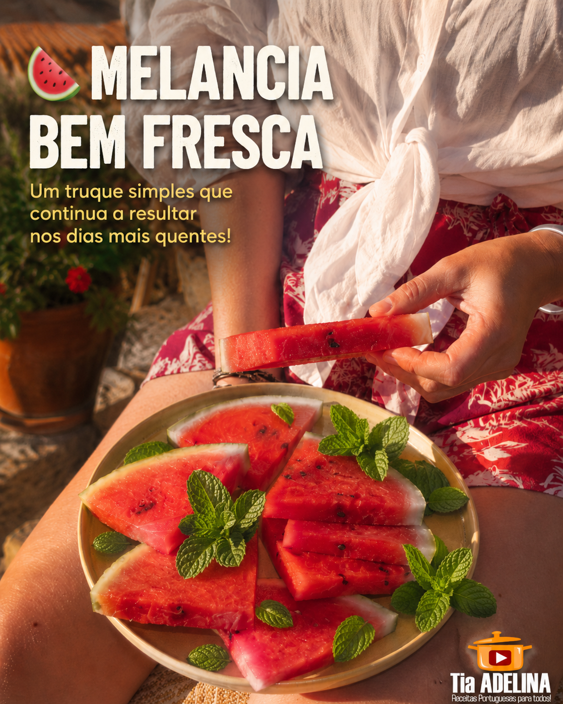 Melancia bem fresca