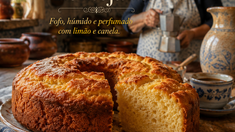 Receita de Bolo de Requeijão Alentejano