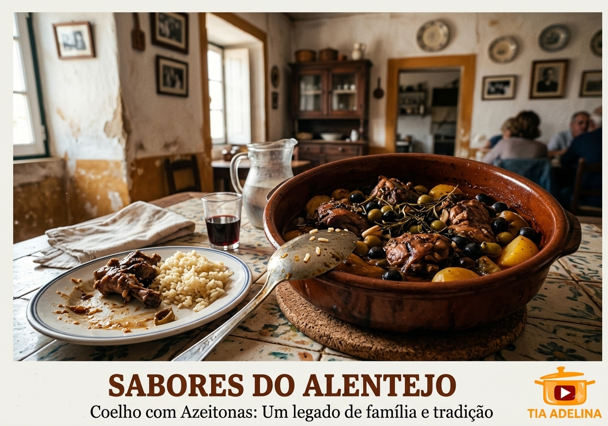 Coelho com Azeitonas: Um velho sabor Alentejano
